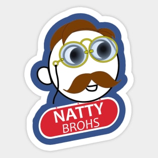 natty brohs Sticker